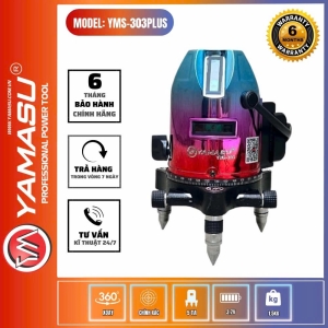 MÁY CÂN MỰC LASER YAMASU YMS-303PLUS 5 TIA XANH CỰC SÁNG CHO ĐỘ CHÍNH XÁC CAO