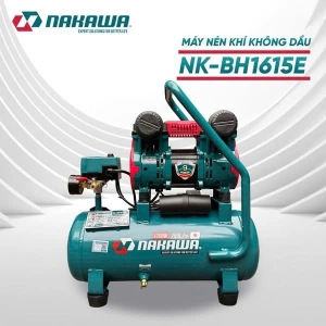 Máy nén khí không dầu, tốc nhanh, siêu êm NK-BH1615E - 15 lít