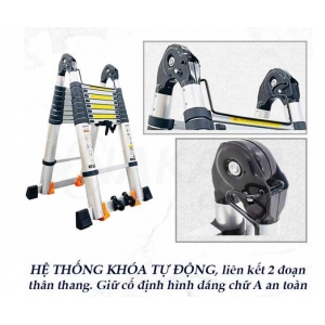 Cụm khóa tự động thang rút đôi 